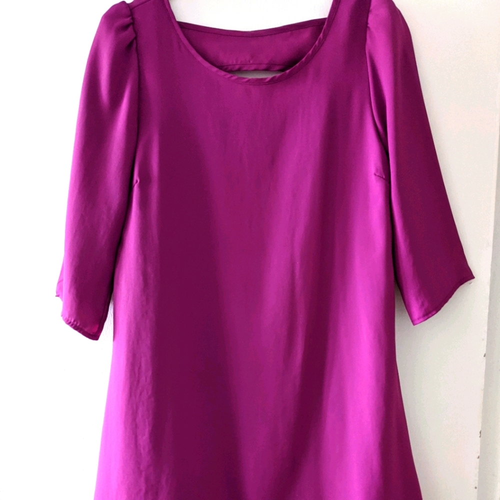 Magenta Shift Dress- Like NEW!!